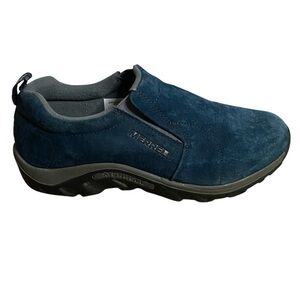 Merrell Kids Teal Leather Jungle Moc Hiking Sneakers